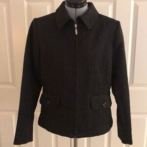 Weather Tamer Black Quilted Lightweight Jacket Size Medium